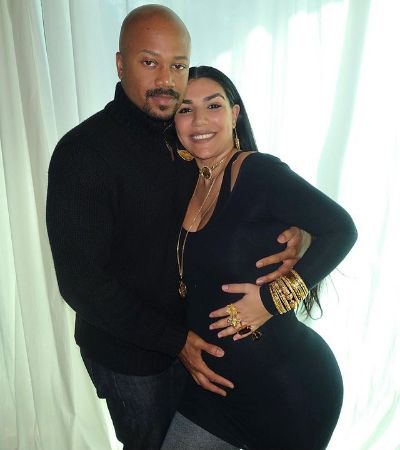 Picture of Asa Soltan Rahmati and her boyfriend Jermaine Jackson Jr.